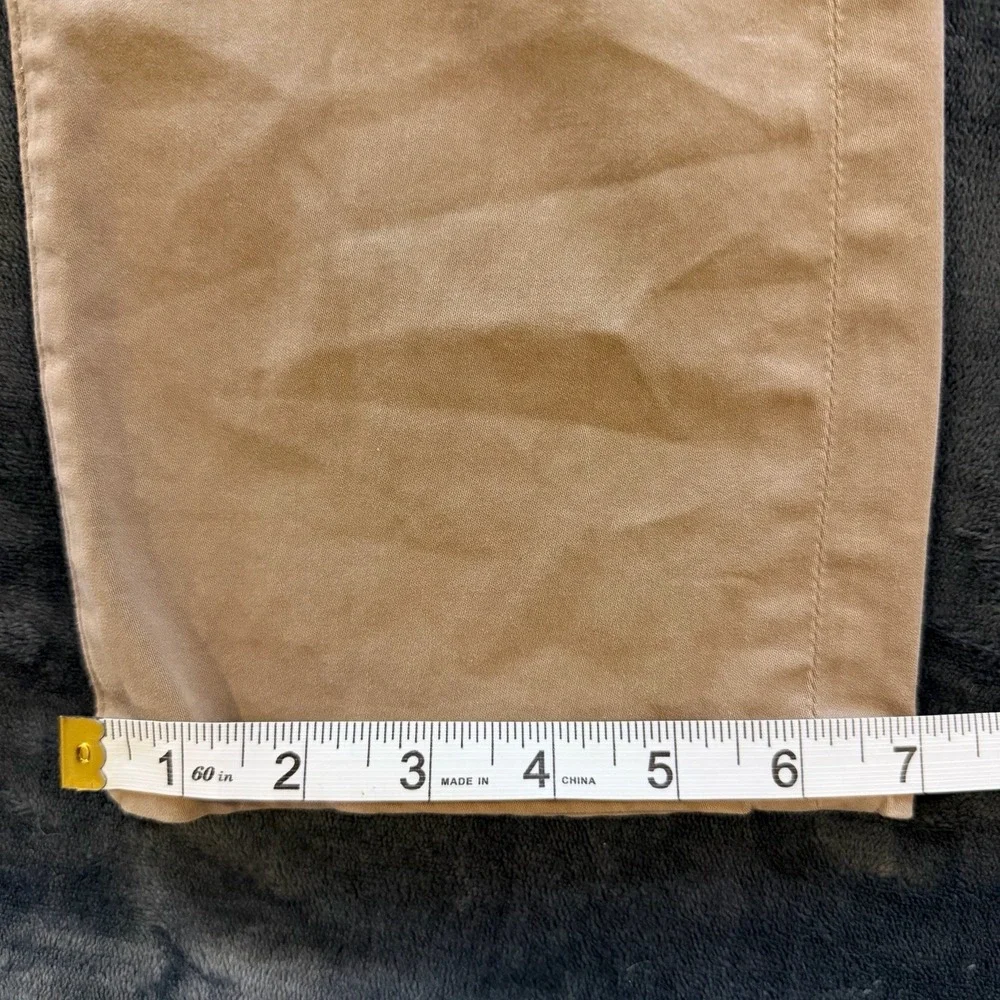 AG Adriano Goldschmied Everett Pants Mens 31x28 Khaki Slim Straight Stretch